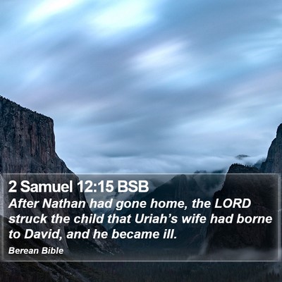 2 Samuel 12:15 BSB Bible Verse Image