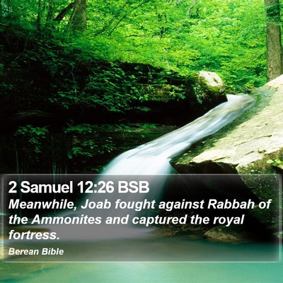2 Samuel 12:26 BSB Bible Verse Image