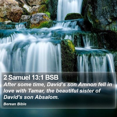 2 Samuel 13:1 BSB Bible Verse Image