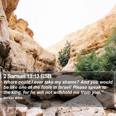 2 Samuel 13:13 BSB Bible Verse Image