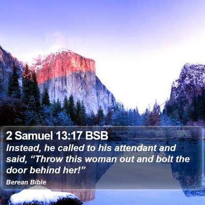 2 Samuel 13:17 BSB Bible Verse Image