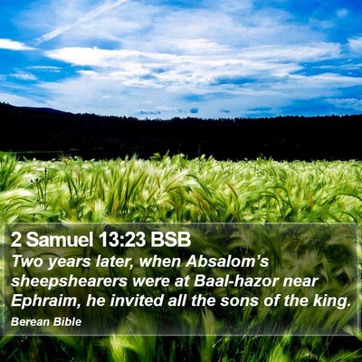 2 Samuel 13:23 BSB Bible Verse Image