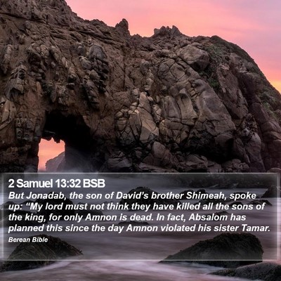 2 Samuel 13:32 BSB Bible Verse Image