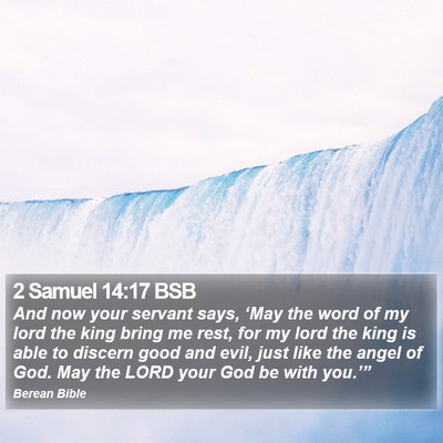 2 Samuel 14:17 BSB Bible Verse Image