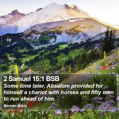 2 Samuel 15:1 BSB Bible Verse Image