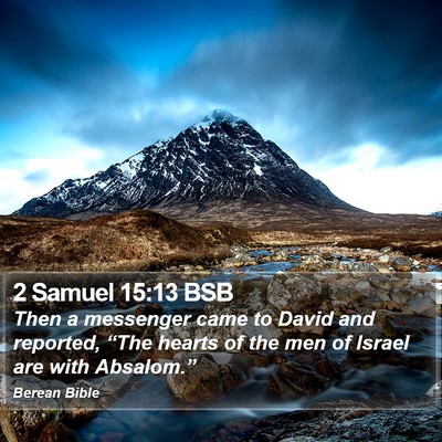 2 Samuel 15:13 BSB Bible Verse Image