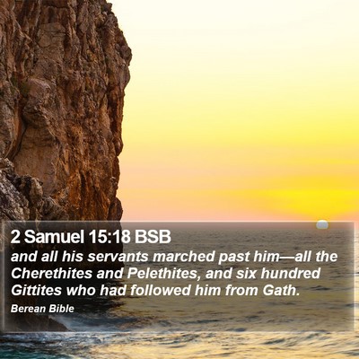 2 Samuel 15:18 BSB Bible Verse Image