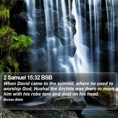 2 Samuel 15:32 BSB Bible Verse Image