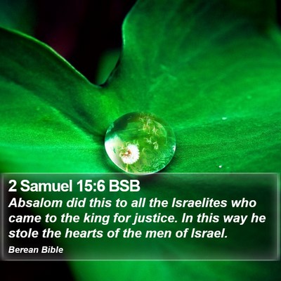 2 Samuel 15:6 BSB Bible Verse Image