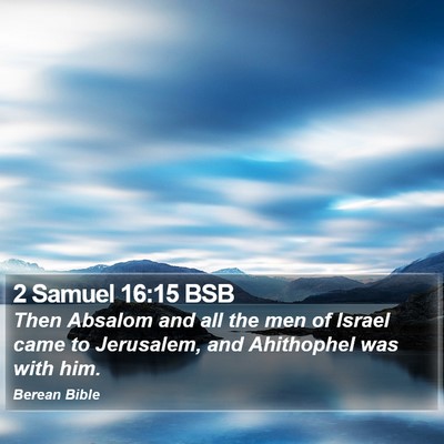 2 Samuel 16:15 BSB Bible Verse Image