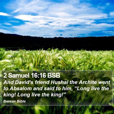2 Samuel 16:16 BSB Bible Verse Image