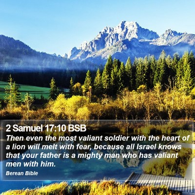 2 Samuel 17:10 BSB Bible Verse Image