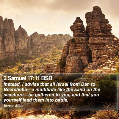 2 Samuel 17:11 BSB Bible Verse Image