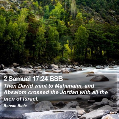 2 Samuel 17:24 BSB Bible Verse Image