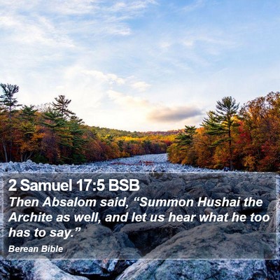 2 Samuel 17:5 BSB Bible Verse Image