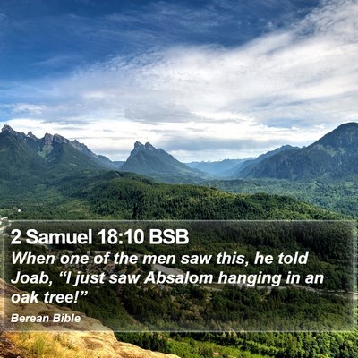 2 Samuel 18:10 BSB Bible Verse Image
