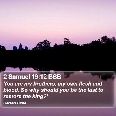 2 Samuel 19:12 BSB Bible Verse Image