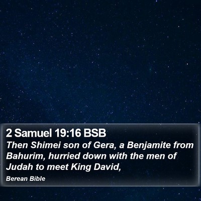 2 Samuel 19:16 BSB Bible Verse Image
