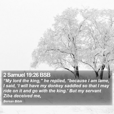 2 Samuel 19:26 BSB Bible Verse Image