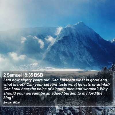 2 Samuel 19:35 BSB Bible Verse Image
