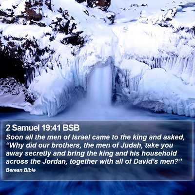 2 Samuel 19:41 BSB Bible Verse Image