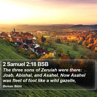 2 Samuel 2:18 BSB Bible Verse Image