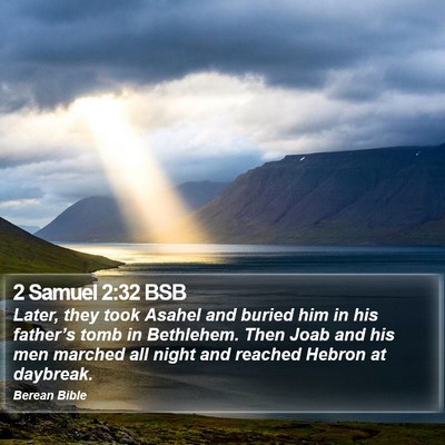 2 Samuel 2:32 BSB Bible Verse Image