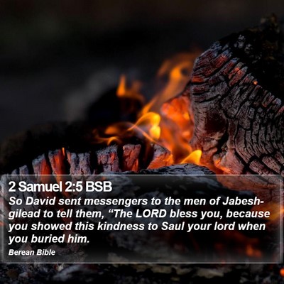 2 Samuel 2:5 BSB Bible Verse Image