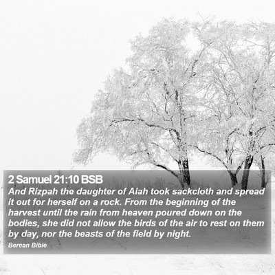 2 Samuel 21:10 BSB Bible Verse Image