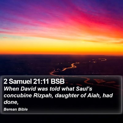 2 Samuel 21:11 BSB Bible Verse Image