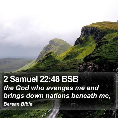 2 Samuel 22:48 BSB Bible Verse Image