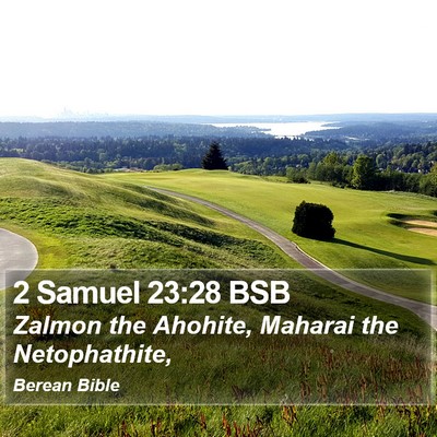 2 Samuel 23:28 BSB Bible Verse Image