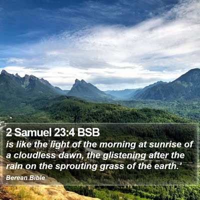 2 Samuel 23:4 BSB Bible Verse Image