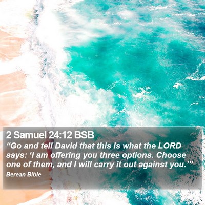 2 Samuel 24:12 BSB Bible Verse Image