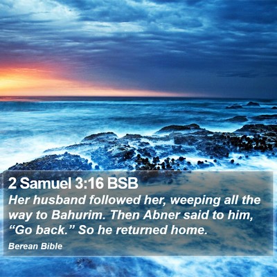 2 Samuel 3:16 BSB Bible Verse Image