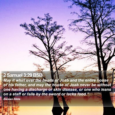 2 Samuel 3:29 BSB Bible Verse Image