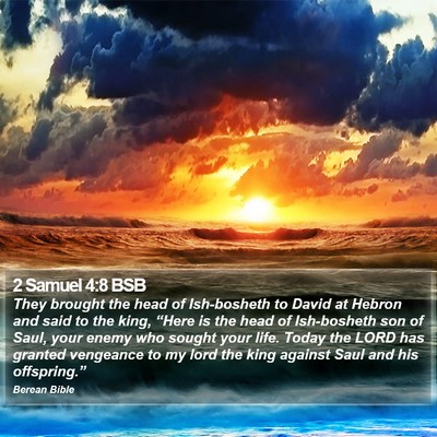 2 Samuel 4:8 BSB Bible Verse Image
