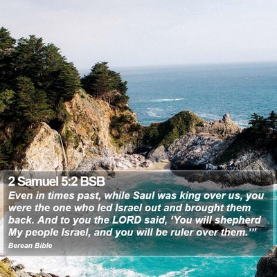 2 Samuel 5:2 BSB Bible Verse Image