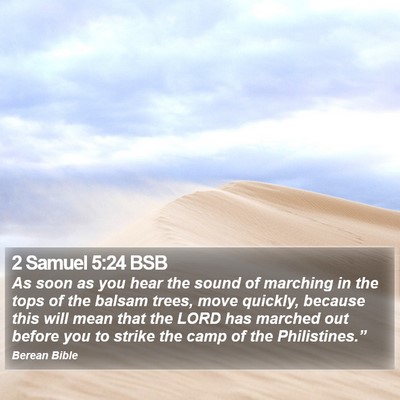 2 Samuel 5:24 BSB Bible Verse Image