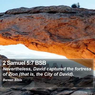 2 Samuel 5:7 BSB Bible Verse Image