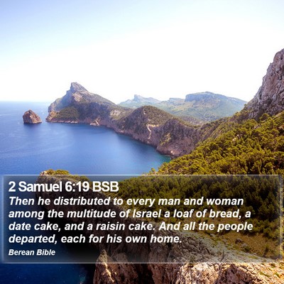 2 Samuel 6:19 BSB Bible Verse Image