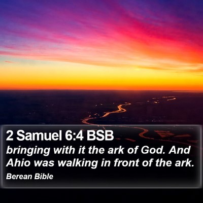 2 Samuel 6:4 BSB Bible Verse Image