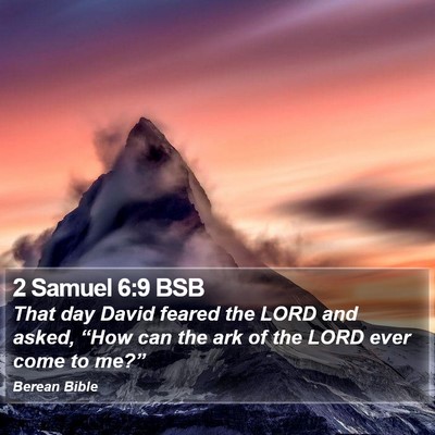 2 Samuel 6:9 BSB Bible Verse Image