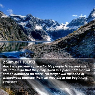 2 Samuel 7:10 BSB Bible Verse Image