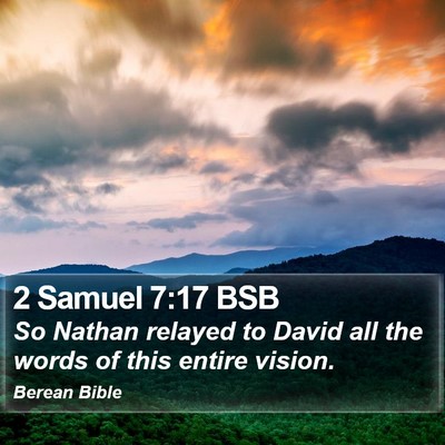 2 Samuel 7:17 BSB Bible Verse Image