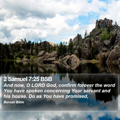 2 Samuel 7:25 BSB Bible Verse Image