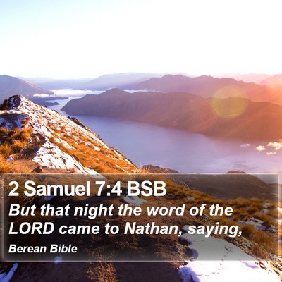 2 Samuel 7:4 BSB Bible Verse Image