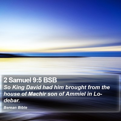 2 Samuel 9:5 BSB Bible Verse Image