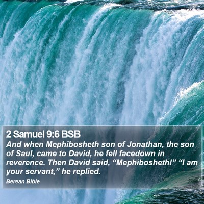2 Samuel 9:6 BSB Bible Verse Image