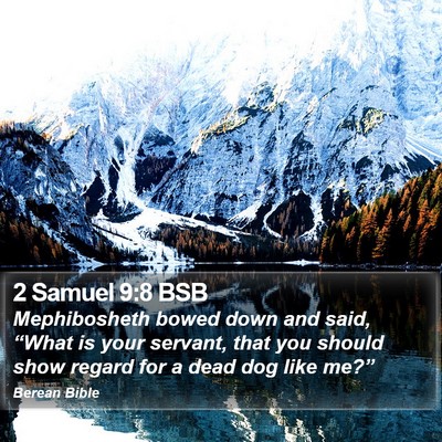 2 Samuel 9:8 BSB Bible Verse Image